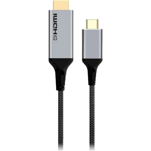 Кабель HDMI (M) - Type-C (M), 1.8 м, Black, Cablexpert (A-CM-HDMIM4K-1.8M) (296565)