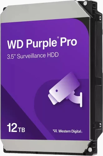 Жорсткий диск 3.5" 12Tb Western Digital Purple Pro, SATA3, 512 Мб, 7200 об/хв (WD122PURP) (303417)
