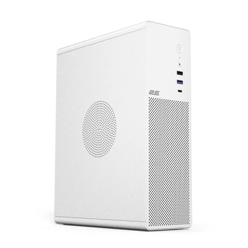 Корпус 2E Credo Slim (V90B), White, 400 Вт, Mini Tower, для Micro ATX / Mini ITX, 1xType-C / 1xUSB 3.0 / 1xUSB 2.0, макс. CPU - 160 мм / VGA - 390 мм, 3x90 мм (2E-V90W-400) (317863)