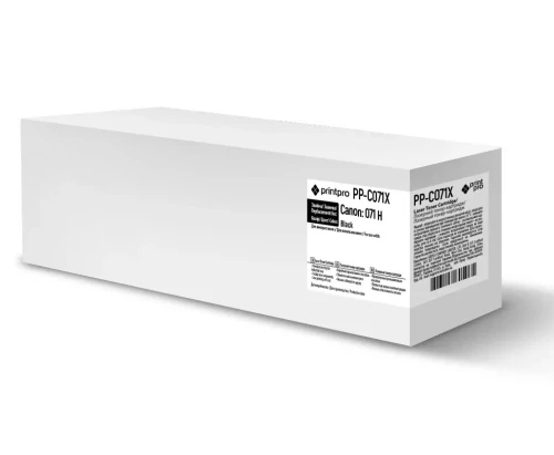 Картридж Canon 071H, Black, MF272/MF275, LBP122, 2500 стор, PrintPro (PP-C071X) (325966)