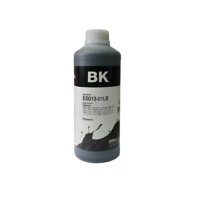 Чорнило InkTec Epson E0013, Black, S22, SX125/130, T26/27, TX200/210, 1 л, пігментні (E0013-01LB) (114949)
