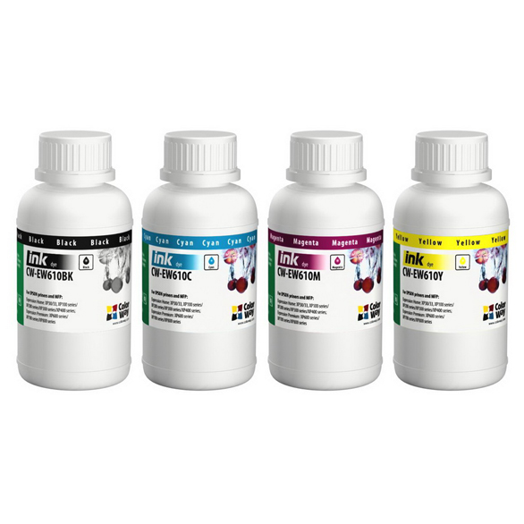 Комплект чорнил ColorWay Epson XP103/600, 4x200 мл (CW-EW610SET02) (116508)