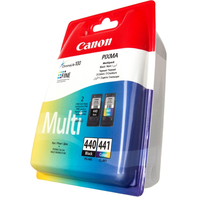 Комплект картриджів Canon PG-440 + CL-441, 8 мл + 9 мл (5219B005) (129636)