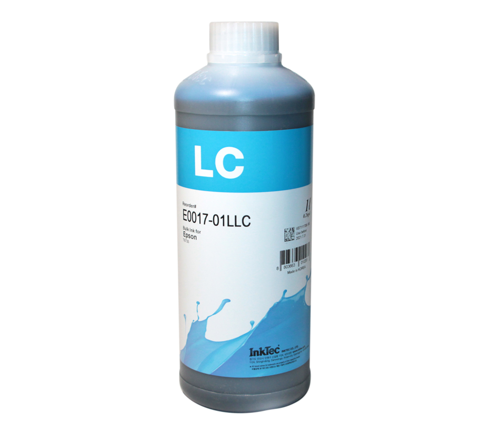 Чорнило InkTec Epson E0017, Light Cyan, L800/L805/L810/L850/L1800, 1 л (E0017-01LLC) (154772)