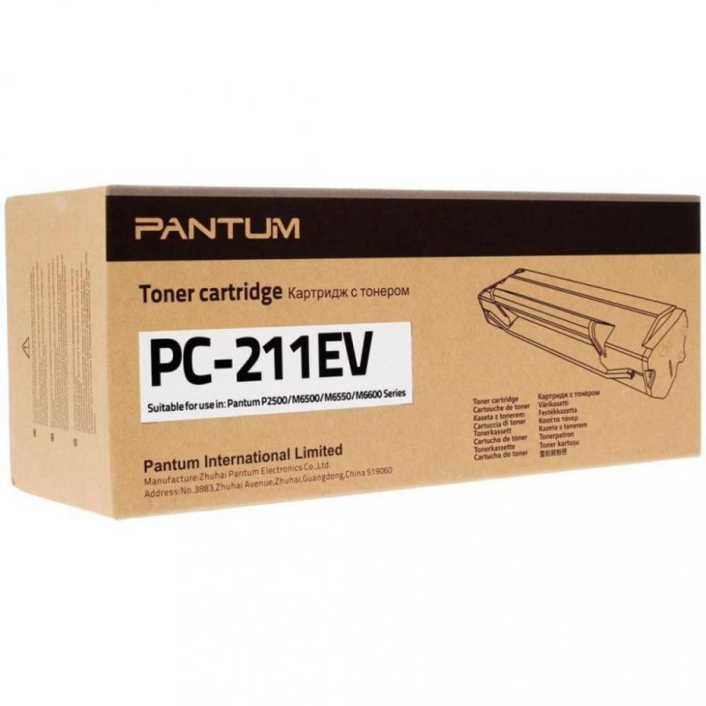Картридж Pantum PC-211EV, Black, M6500/M6500W, P2200/P2207/P2507, 1600 стор (160778)