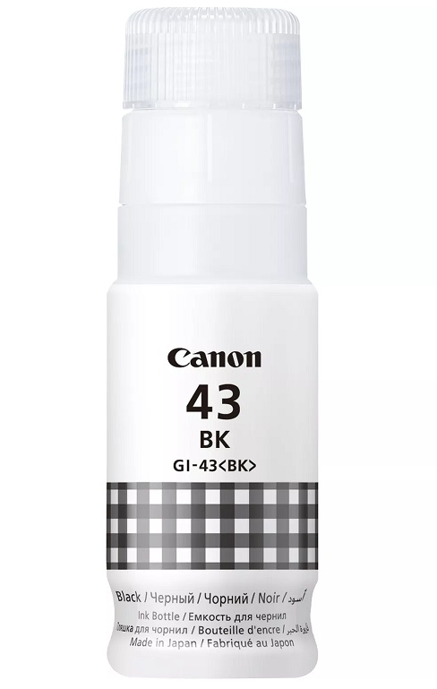 Чорнило Canon GI-43, Black, G540/G640, 60 мл (4698C001) (226477)