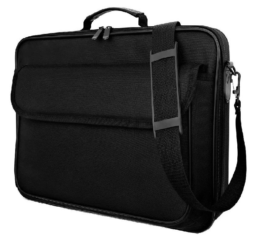 Сумка для ноутбука 14` 2E TopLoad Classic, Black, поліестер/нейлон, 381 x 292 x 69 мм (2E-CBT6814BK) (237335)