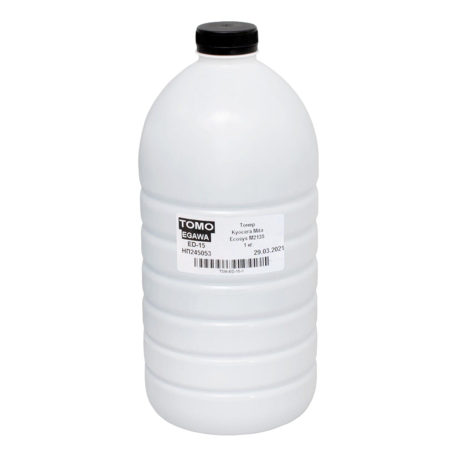 Тонер Kyocera TK-1150/1160/1170, Black, P2040/P2235, M2040/M2135/M2540, банка, 1 кг, Tomoegawa (TSM-ED-15-1) (243261)