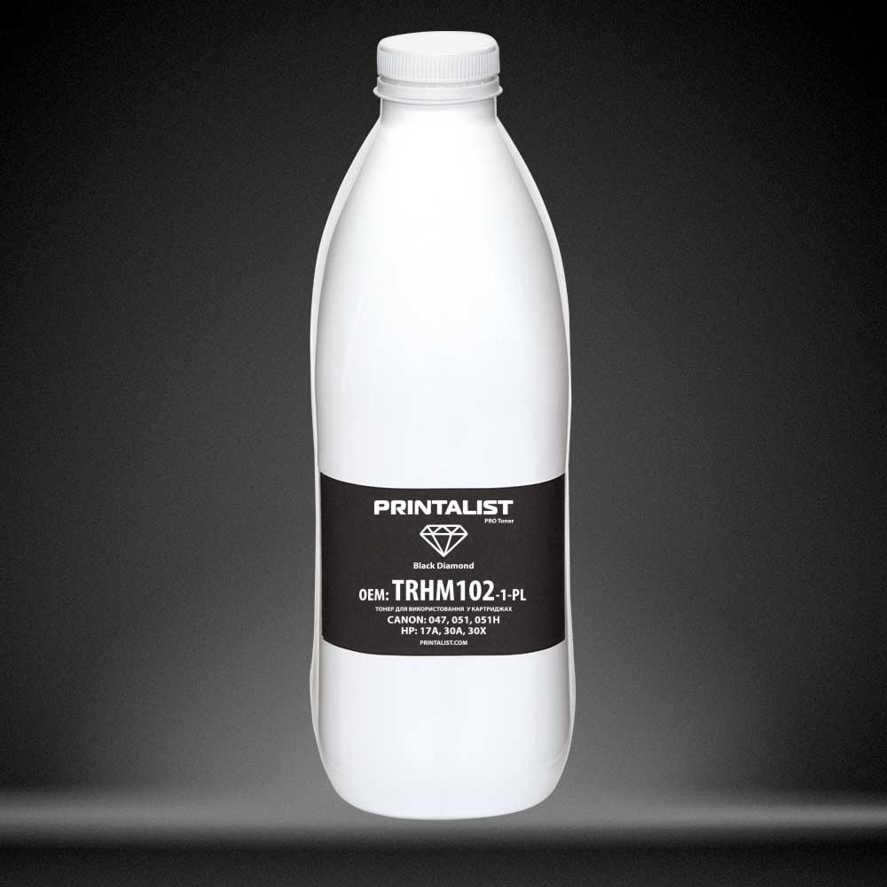 Тонер HP LJ M102/M104/M203, MFP M130/M132/M227, 1 кг, Printalist (TRHM102-1-PL) (245852)