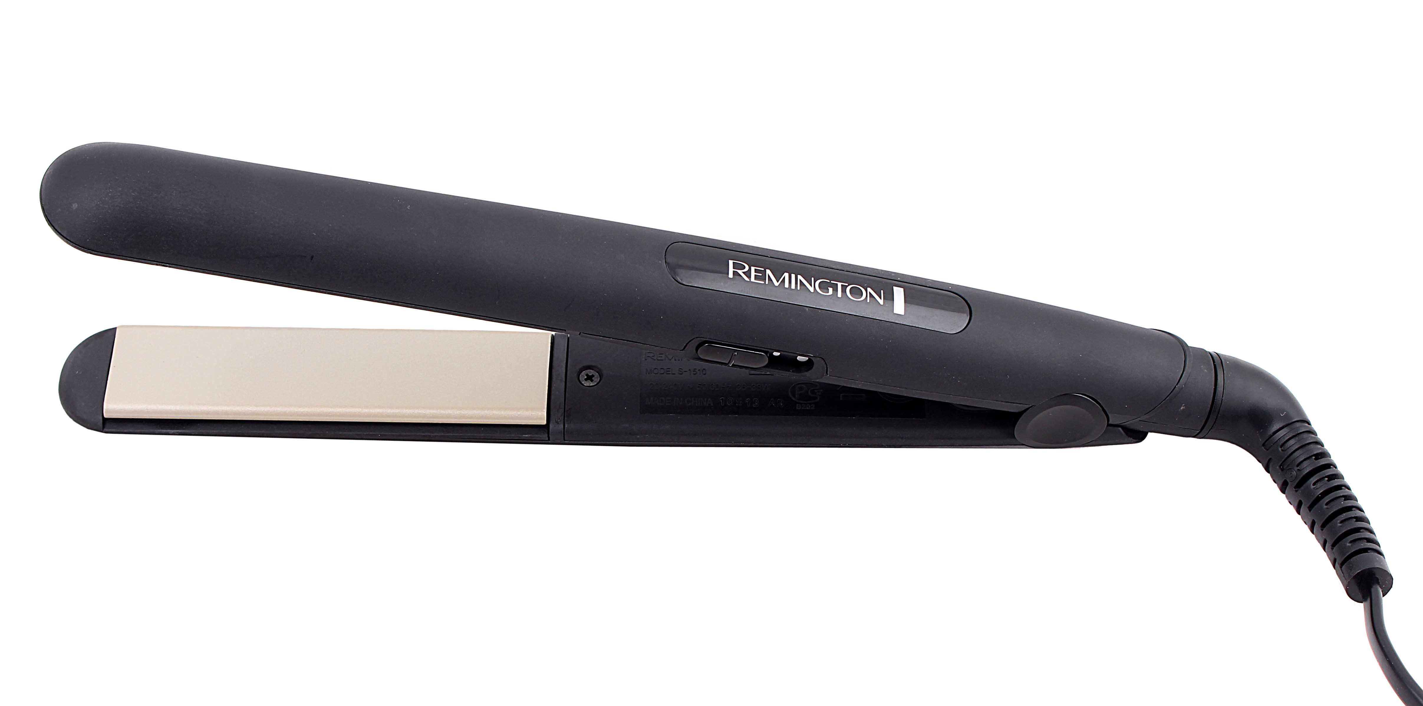 Випрямляч (Праска) для волосся Remington S1510 Ceramic Slim 220, Black, турмалінове керамічне покриття, нагрівання до 220°С