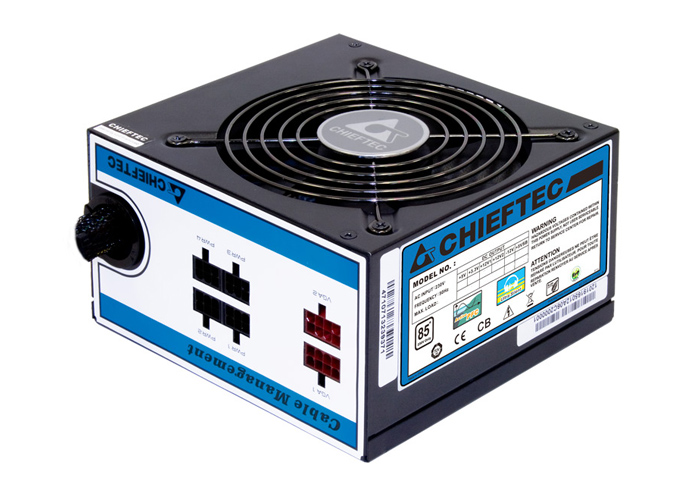 Блок живлення Chieftec 750W CTG-750C, 120mm, 20+4pin, 1x4+4pin, SATA х 6, Molex 4x4pin, 2x6+2pin, кабелі модульні (63221)