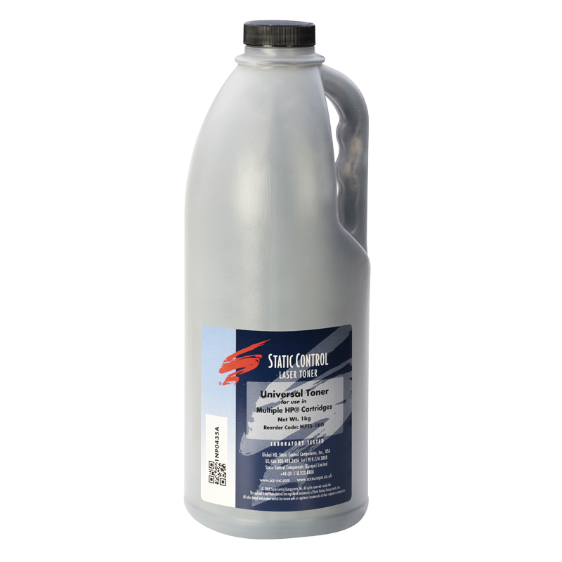 Тонер HP Universal 1010/1200/2100/4000/5000, 1 кг, Static Control (MPT5-1KG) (71639)
