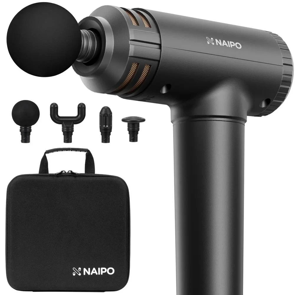 Масажер перкусійний ручний для тіла NAIPO NPMGUN-K5 UA (MO-103283)