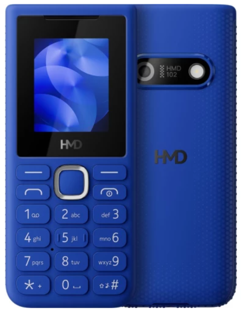 Телефон HMD 102 TA-1765 DS Blue UA UCRF (MO-108492)