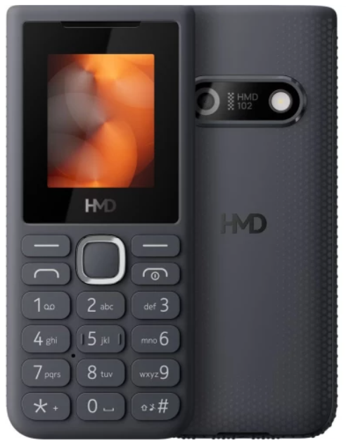 Телефон HMD 102 TA-1765 DS Grey UA UCRF (MO-108491)