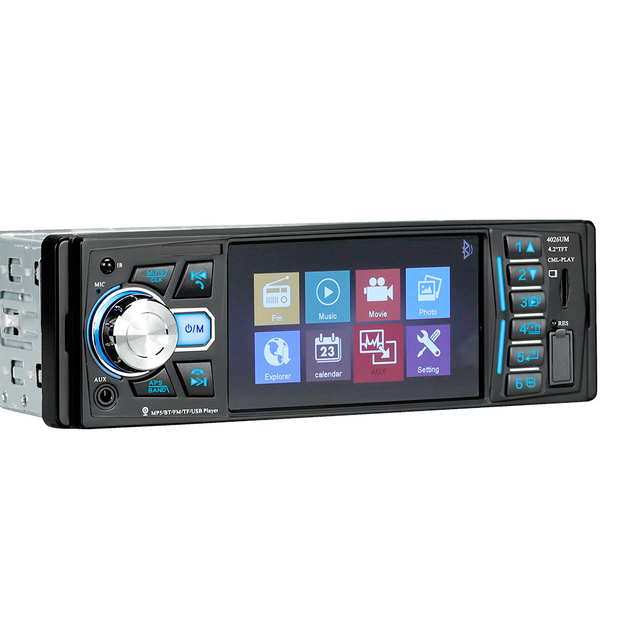 Автомагнітола 4052 Touch 4.1", ISO-Bluetooth, 1 DIN, USB, MP5, FM, microSD 6447 (OD-sp7425)
