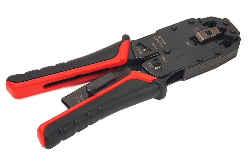 Обтискаючий інструмент PowerPlant RJ45, RG12, RG11 (2008R)
