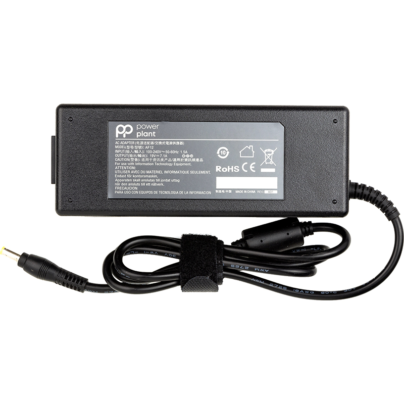 Блок живлення для ноутбуків PowerPlant ACER 220V, 19V 135W 7.1A (5.5*1.7) (AC135F5517)