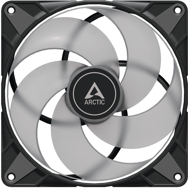 Кулер до корпусу ARCTIC P14 PWM PST A-RGB, чорний (ACFAN00239A)
