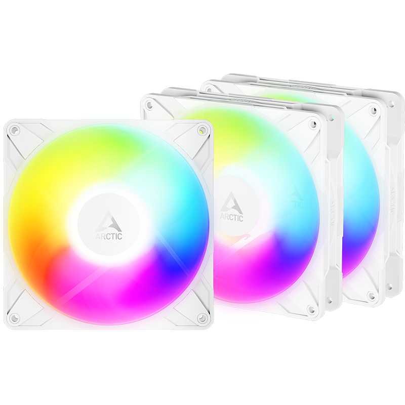 Кулер до корпусу ARCTIC P14 Pro Reverse A-RGB (3-Fan Pack) White (ACFAN00328A)