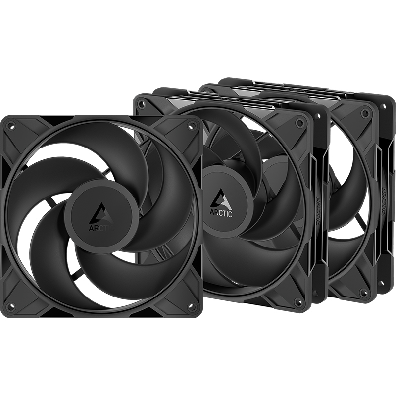 Кулер до корпусу ARCTIC P14 Pro Reverse Black 3-Pack (ACFAN00330A)
