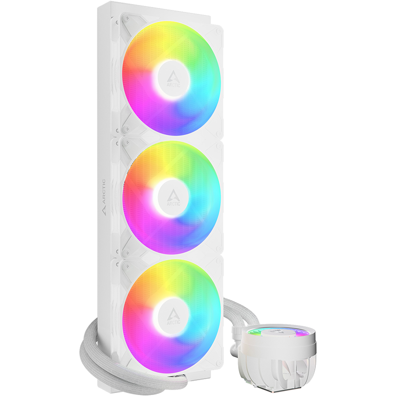 Система рідинного охолодження ARCTIC Liquid Freezer III Pro 420 A-RGB, білий (ACFRE00189A)