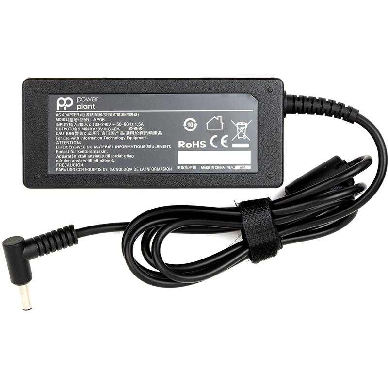 Блок живлення для ноутбуків PowerPlant ASUS 220V, 19V 65W 3.42A (4.5*3.0) (AS65F4530)