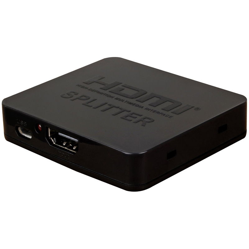 Сплітер PowerPlant HDMI 1x2 V1.4, 4Kx2K, 3D (HDSP2-M) (CA911462)