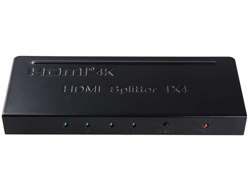 Сплітер PowerPlant HDMI 1x4 V1.4, 4K (HDSP4-M) (CA911509)