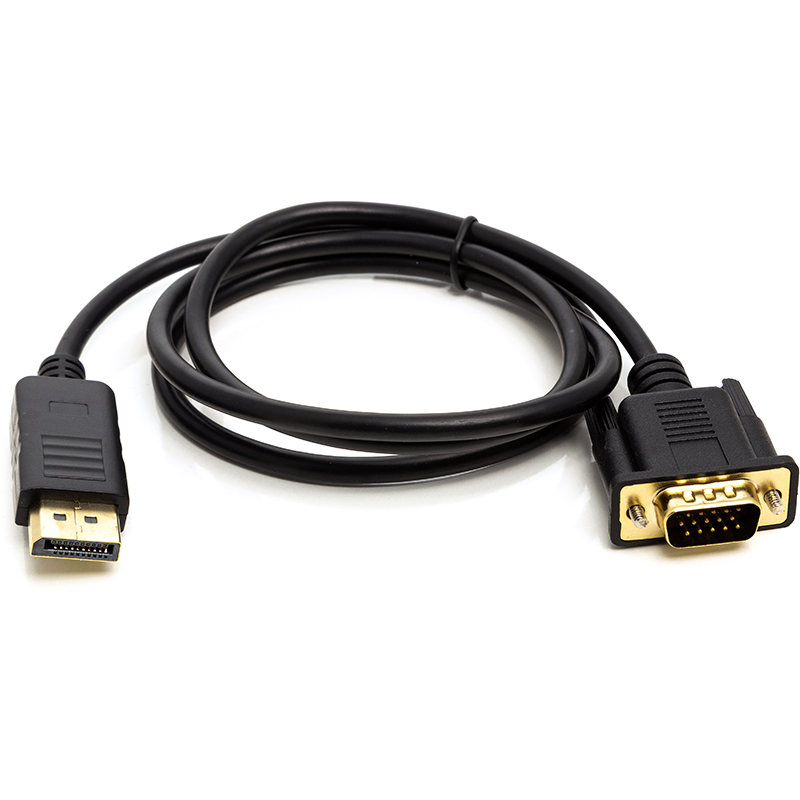 Кабель PowerPlant DisplayPort (M) - VGA (M), 1 м (CA911882)