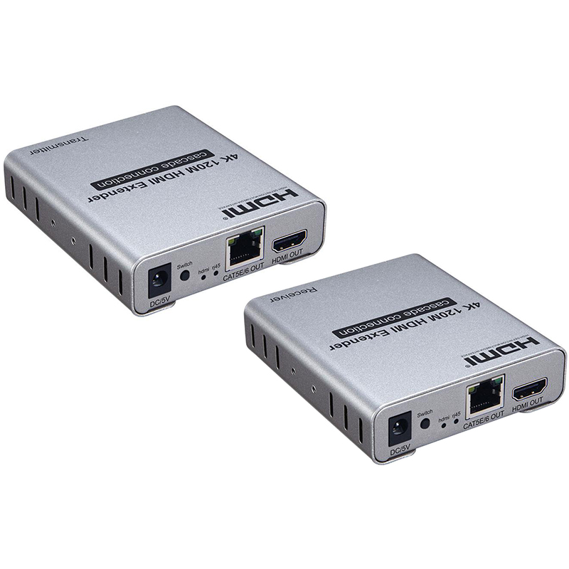 Подовжувач HDMI сигналу PowerPlant  з підтримкою 4K до 120 м (HDES02-C) (CA913046)