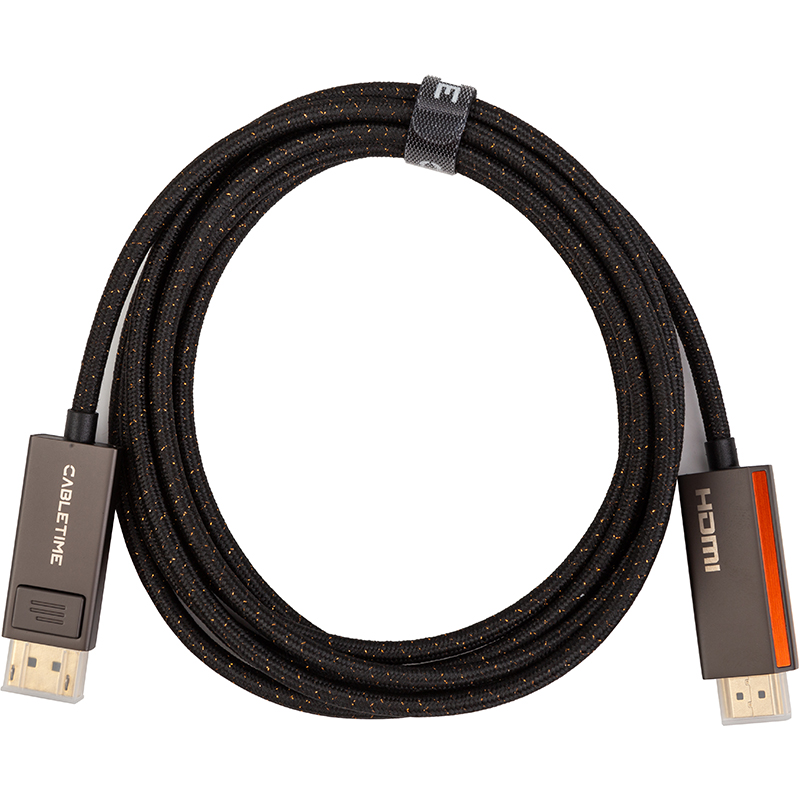 Кабель CableTime DisplayPort - HDMI, 8K, V2.1, 3 м (CD36N) (CA914081)