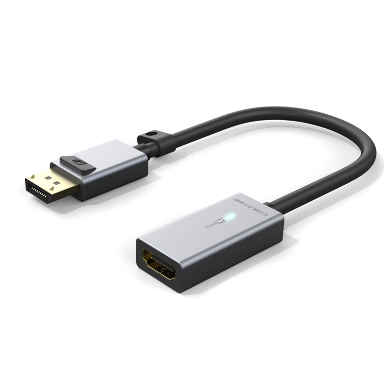 Кабель-перехідник CableTime DisplayPort (M) - HDMI (M), 4K/60Hz, 0.2 м (CP20A) (CA915354)