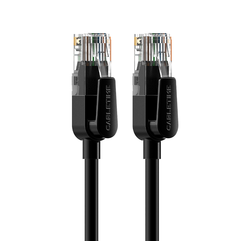 Патч-корд CableTime Cat6 UTP 1000Mbps 250MHz, 15 м, чорний (CN60T) (CA915477)