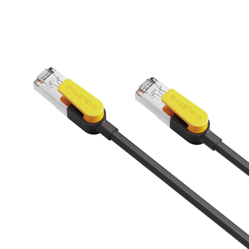 Патч-корд CableTime Cat7 FTP 10Gbps 600MHz, 5 м, чорний (CN70P) (CA915613)