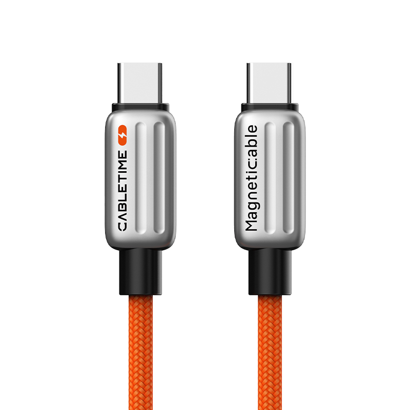Кабель CableTime USB Type-C (M) - Type-C (M) PD240W, 2 м, магнітний (CU06L) (CA915729)