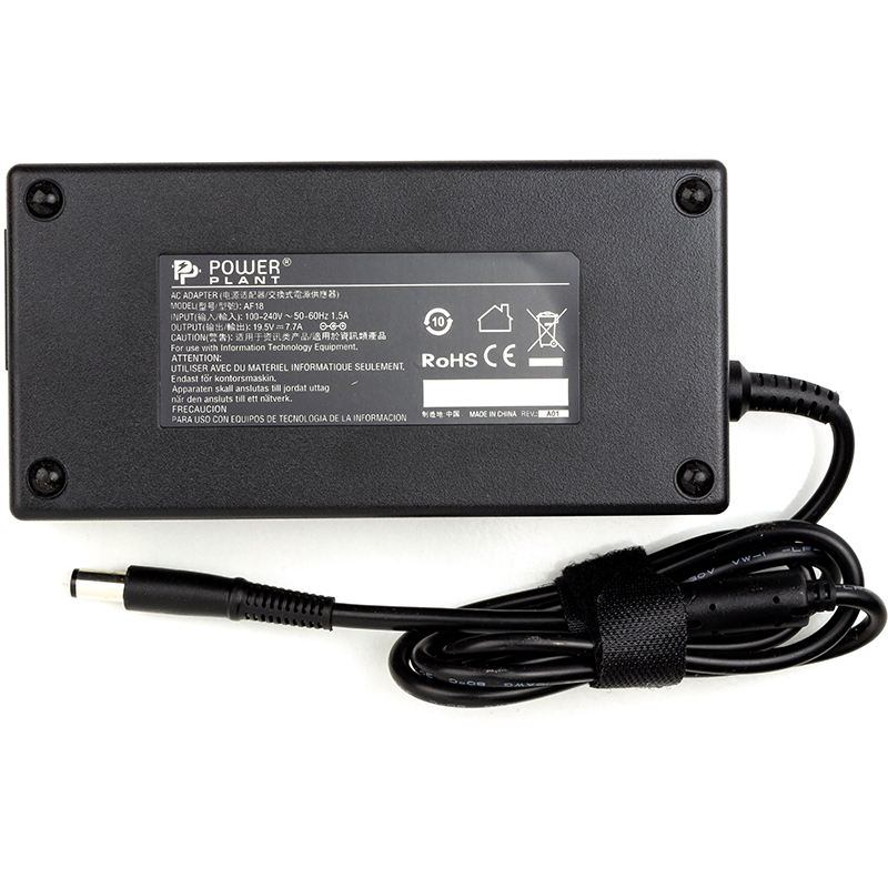 Блок живлення для ноутбуків PowerPlant DELL 220V, 19.5V 150W 7.7A (7.4*5.0) (DL150G7450)