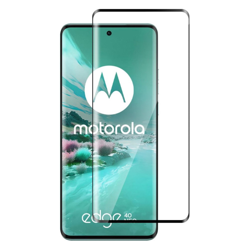 Захисне скло 3D Full glue PowerPlant для Motorola Edge 40 Neo (GL603821)