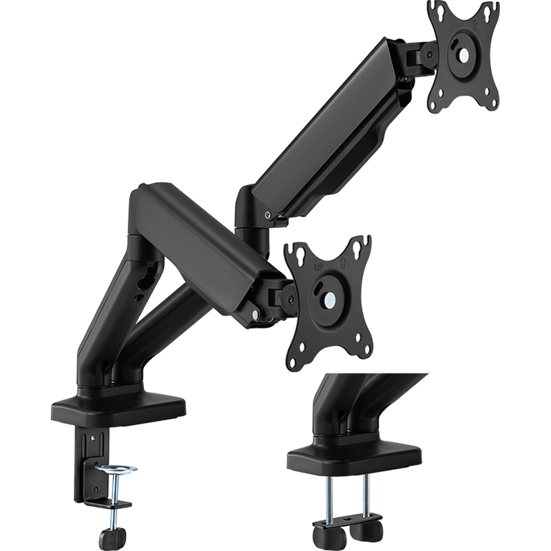 Настільне кріплення HiSmart для двох моніторів 17"-32" (HS083175)
