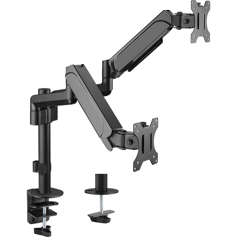 Настільне кріплення HiSmart для двох моніторів 17"-32" (HS083182)