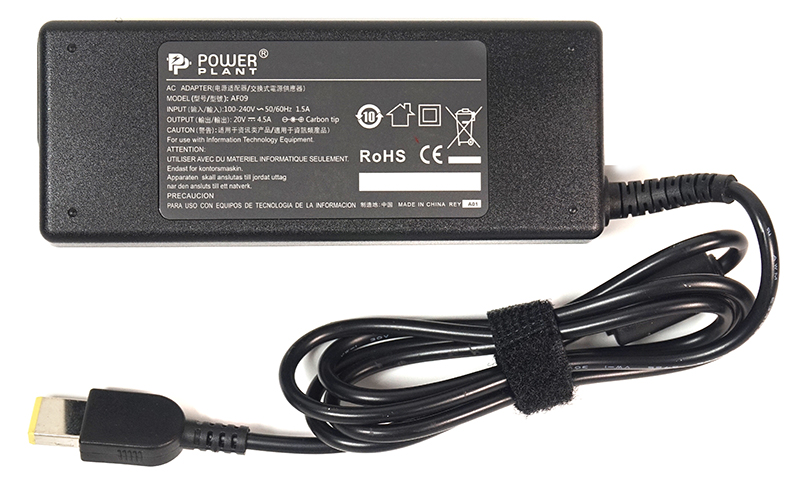 Блок живлення для ноутбуків PowerPlant IBM/LENOVO 220V, 20V 90W 4.5A (Special) (IB90HSPE)