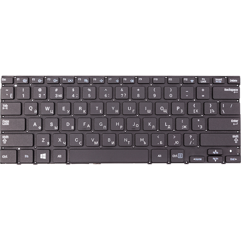 Клавіатура для ноутбука SAMSUNG 530U3 AA-PBYN4AB, чорна (KB311132)
