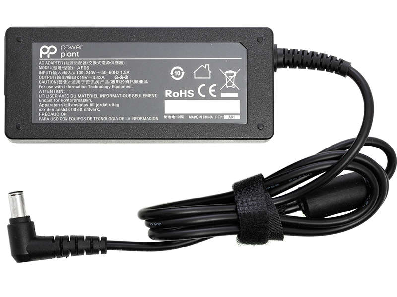 Блок живлення для ноутбуків PowerPlant LG 220V, 19V 65W 3.42A (6.5*4.4) (LG65F6544)