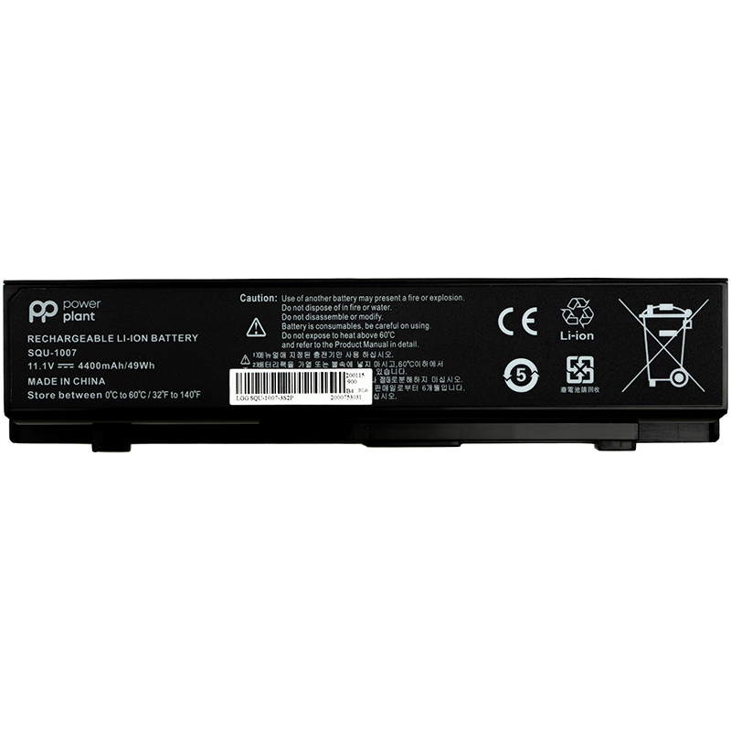 Акумулятор PowerPlant для ноутбуків LG Aurora ONOTE S430 (SQU-1017) 11.1V 4400mAh (NB400058)