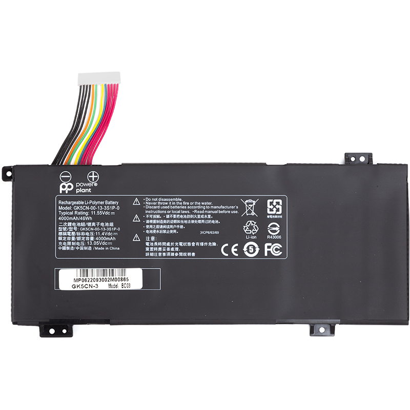 Акумулятор PowerPlant для ноутбуків Machenike T90 Plus (GK5CN) 11.55V 4000mAh (NB400140)