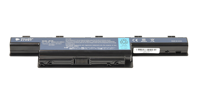 Акумулятор PowerPlant для ноутбуків ACER Aspire 4551 (AR4741LH, GY5300LH) 10.8V 4400mAh (NB410132)