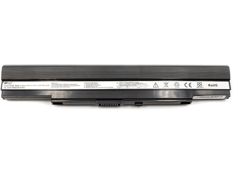 Акумулятор PowerPlant для ноутбуків ASUS U30 Series (A31-UL30, ASU300LH) 14.4V 5200mAh (NB430222)