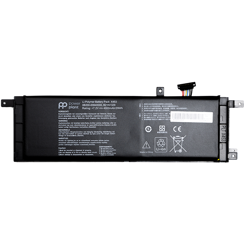 Акумулятор PowerPlant для ноутбуків ASUS D553M (B21N1329) 7.2V 4000mAh (NB430772)