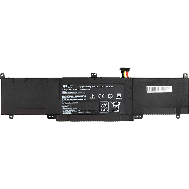 Акумулятор PowerPlant для ноутбуків ASUS ZenBook UX303L (C31N1339) 11.31V 4400mAh (NB430895)