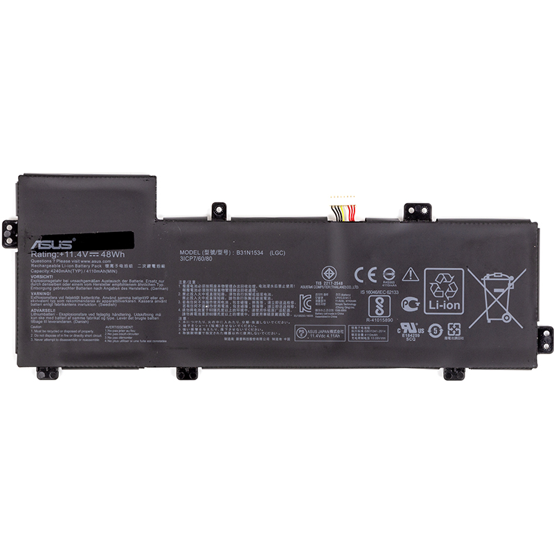 Акумулятор PowerPlant для ноутбуків ASUS Zenbook UX510 (B31N1534) 11.4V 4240mAh (NB431571)